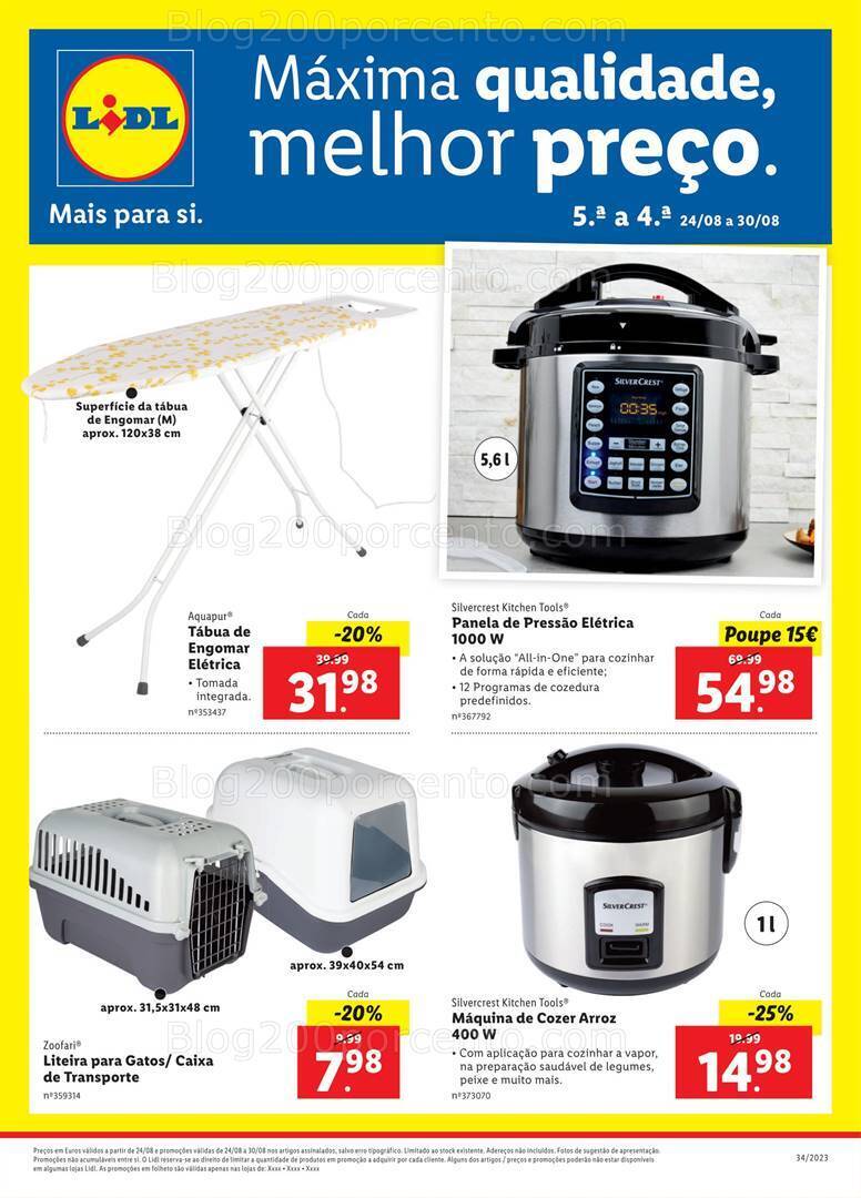 Antevisão Folheto LIDL Extra Promoções de 24 a 30 agosto