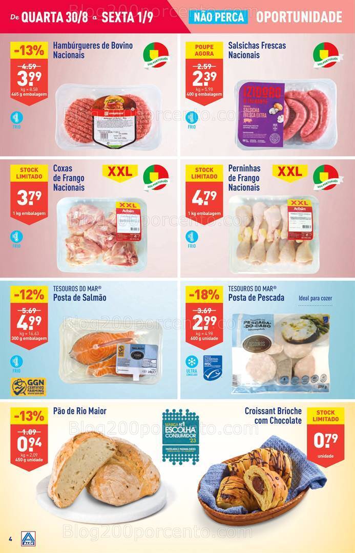 Antevisão Folheto ALDI Promoções de 30 agosto a 5 setembro