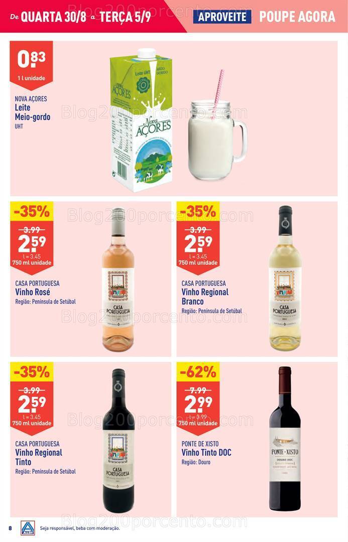 Antevisão Folheto ALDI Promoções de 30 agosto a 5 setembro