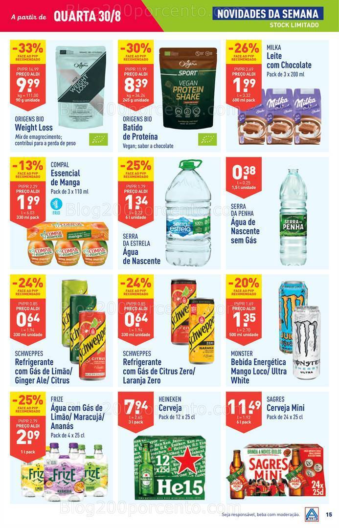 Antevisão Folheto ALDI Promoções de 30 agosto a 5 setembro