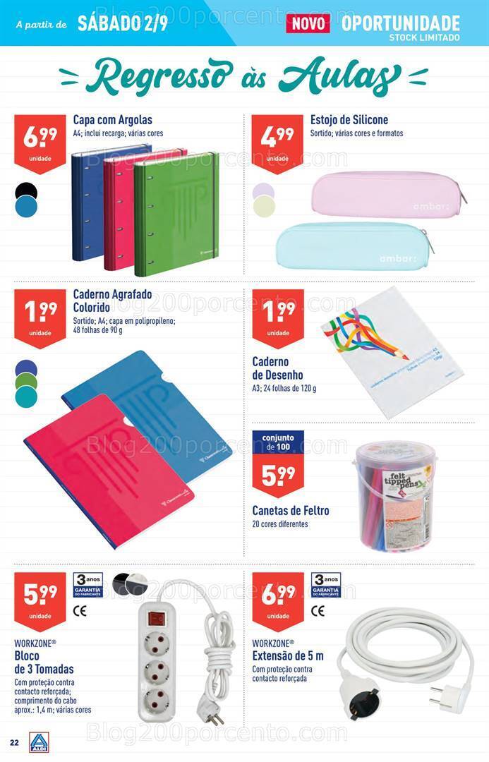 Antevisão Folheto ALDI Promoções de 30 agosto a 5 setembro