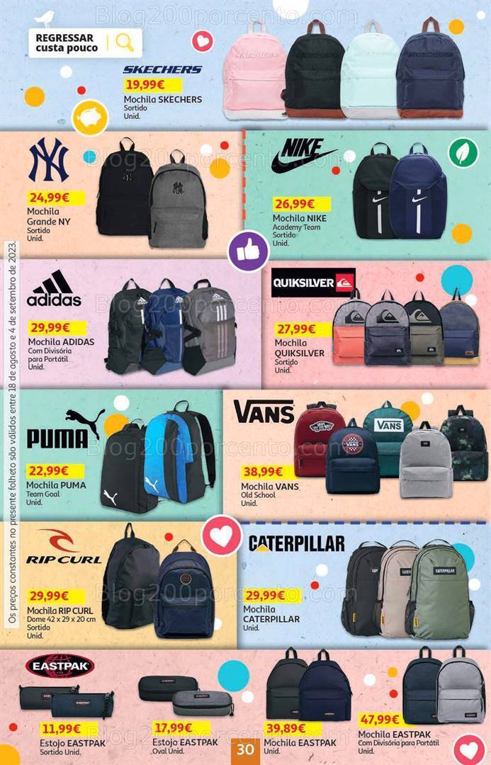 Antevisão Folheto AUCHAN Regresso às Aulas Promoções de 18 agosto a 4 setembro