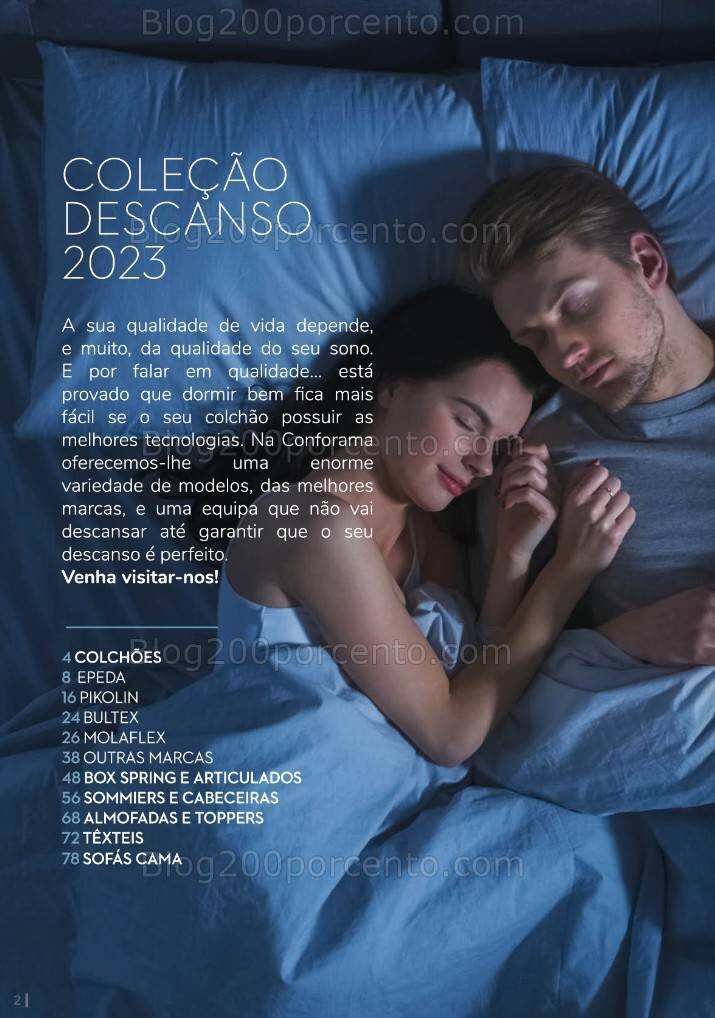 Antevisão Folheto CONFORAMA Descanso Promoções até 30 setembro