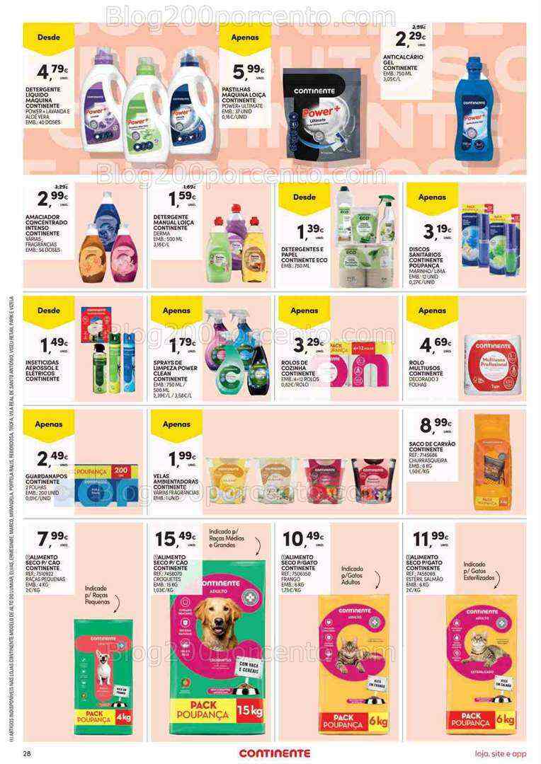 Antevisão Folheto CONTINENTE Promoções de 8 a 14 agosto
