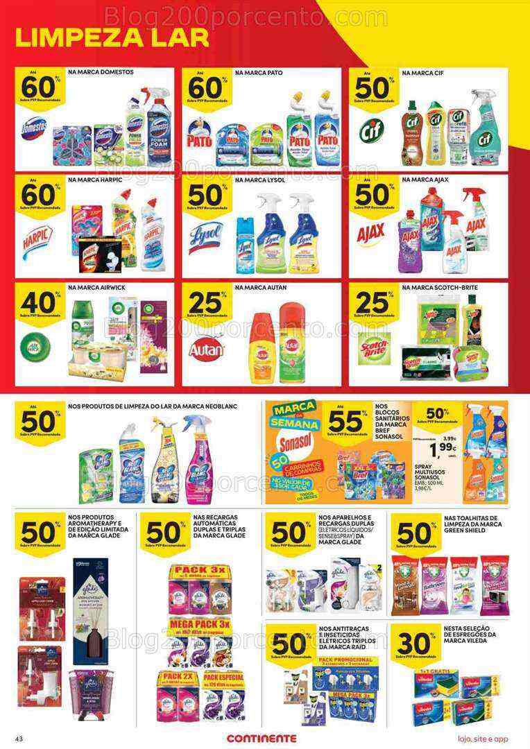 Antevisão Folheto CONTINENTE Promoções de 8 a 14 agosto