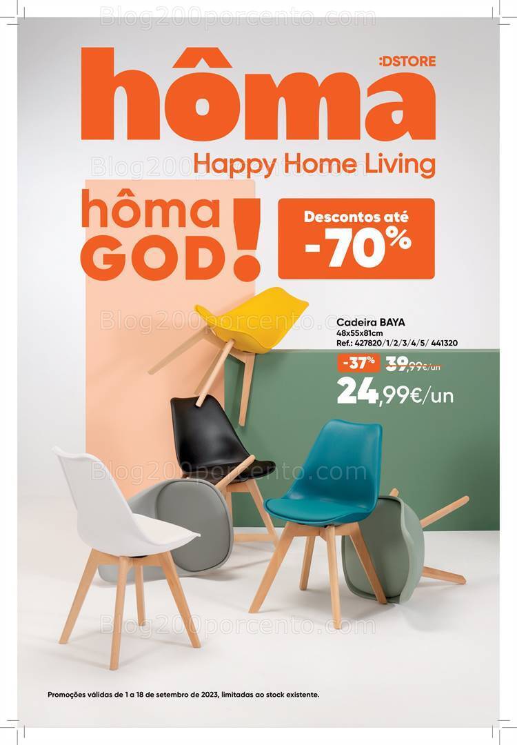 Antevisão Folheto HÔMA Promoções de 1 a 18 setembro