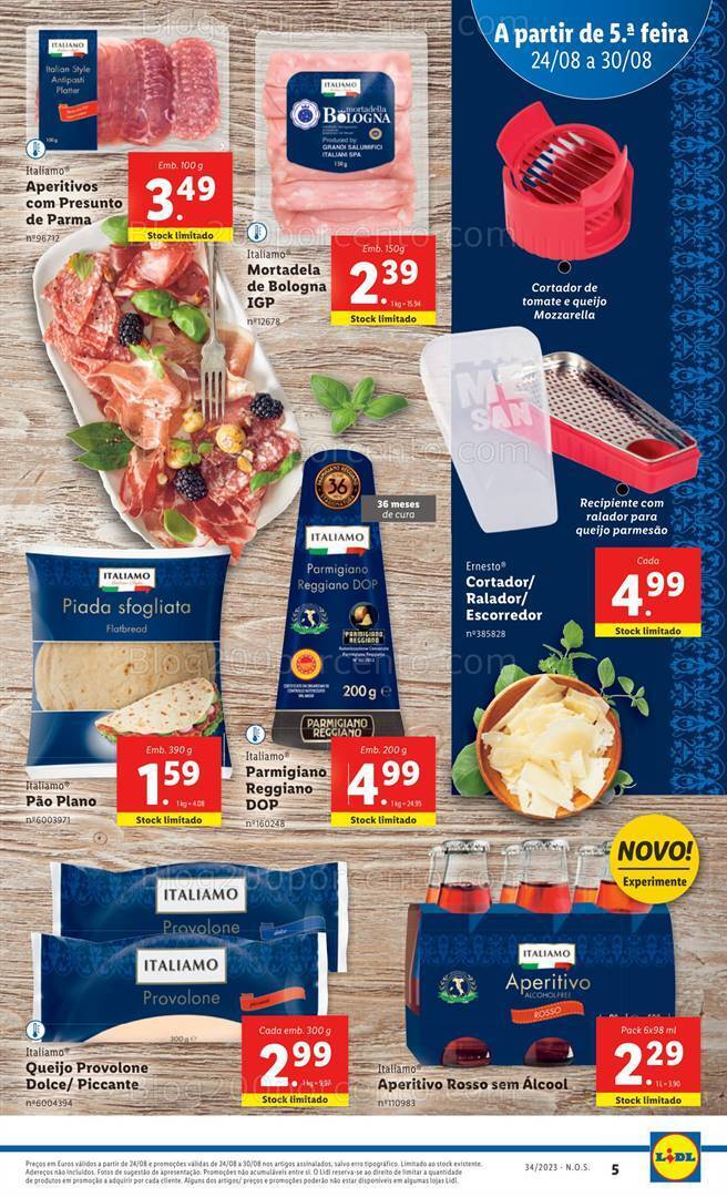 Antevisão Folheto LIDL Promoções de 24 a 30 agosto