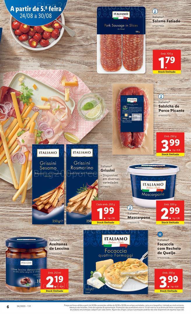 Antevisão Folheto LIDL Promoções de 24 a 30 agosto
