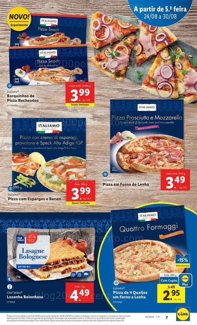 Antevisão Folheto LIDL Promoções de 24 a 30 agosto