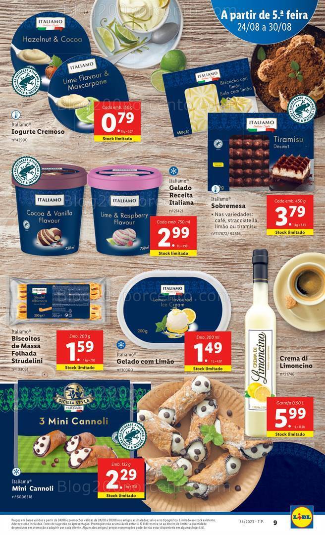 Antevisão Folheto LIDL Promoções de 24 a 30 agosto