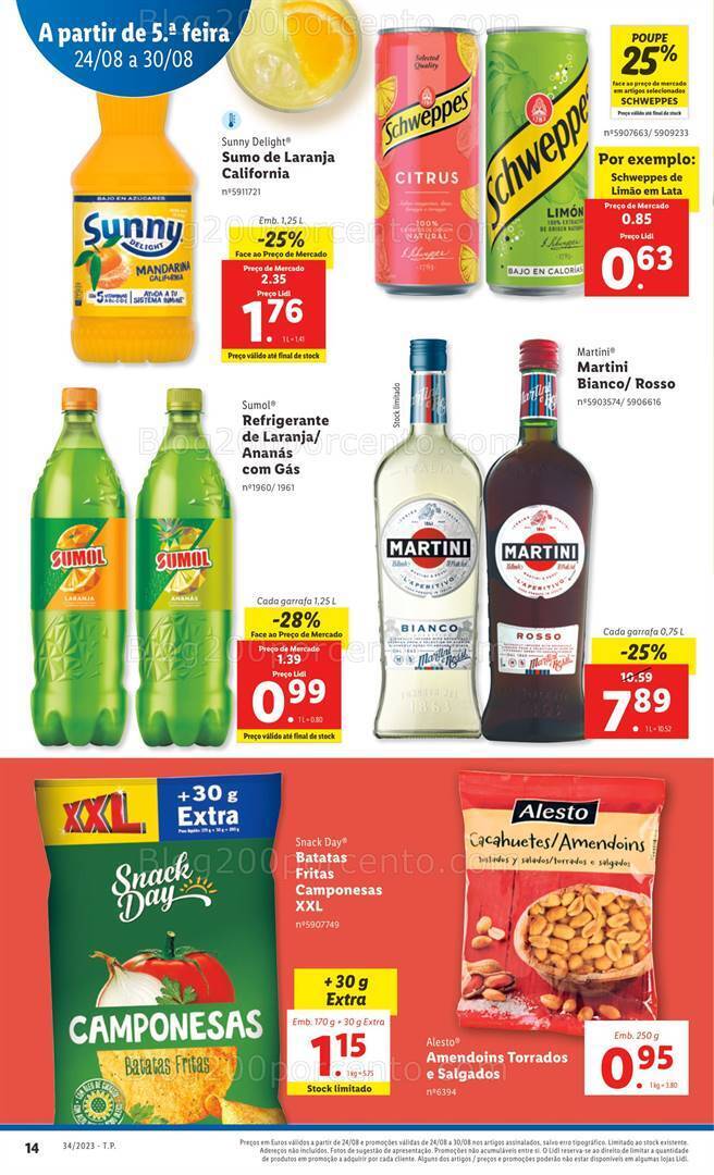 Antevisão Folheto LIDL Promoções de 24 a 30 agosto