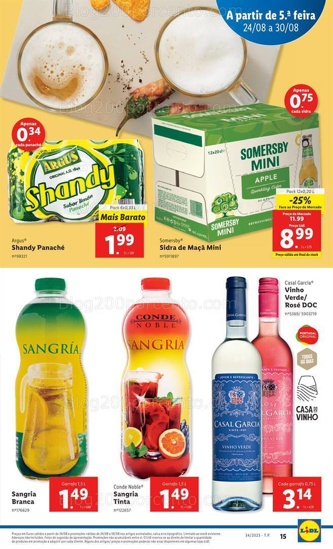 Antevisão Folheto LIDL Promoções de 24 a 30 agosto