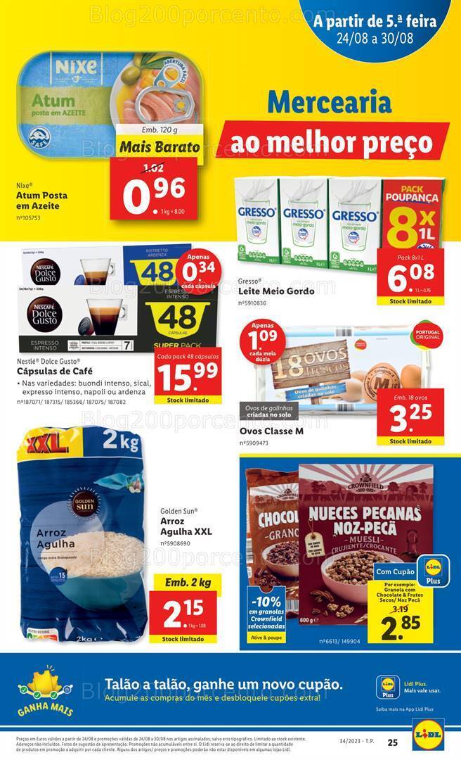 Antevisão Folheto LIDL Promoções de 24 a 30 agosto
