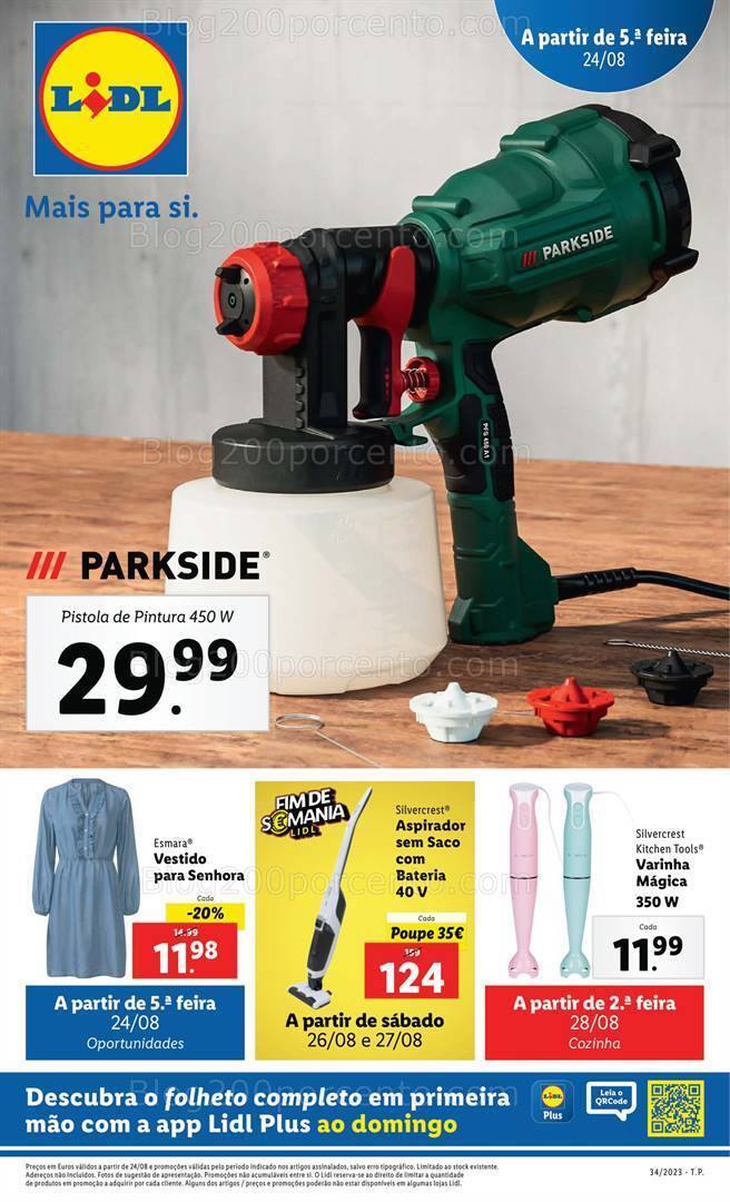 Antevisão Folheto LIDL Bazar Promoções a partir de 24 agosto