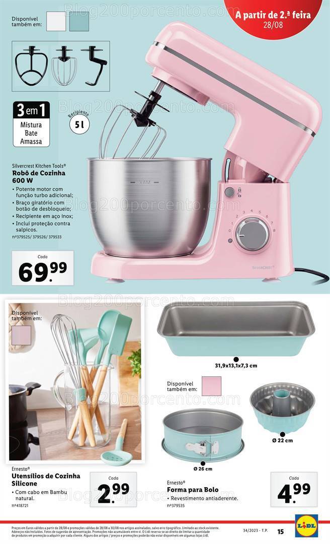 Antevisão Folheto LIDL Bazar Promoções a partir de 28 agosto