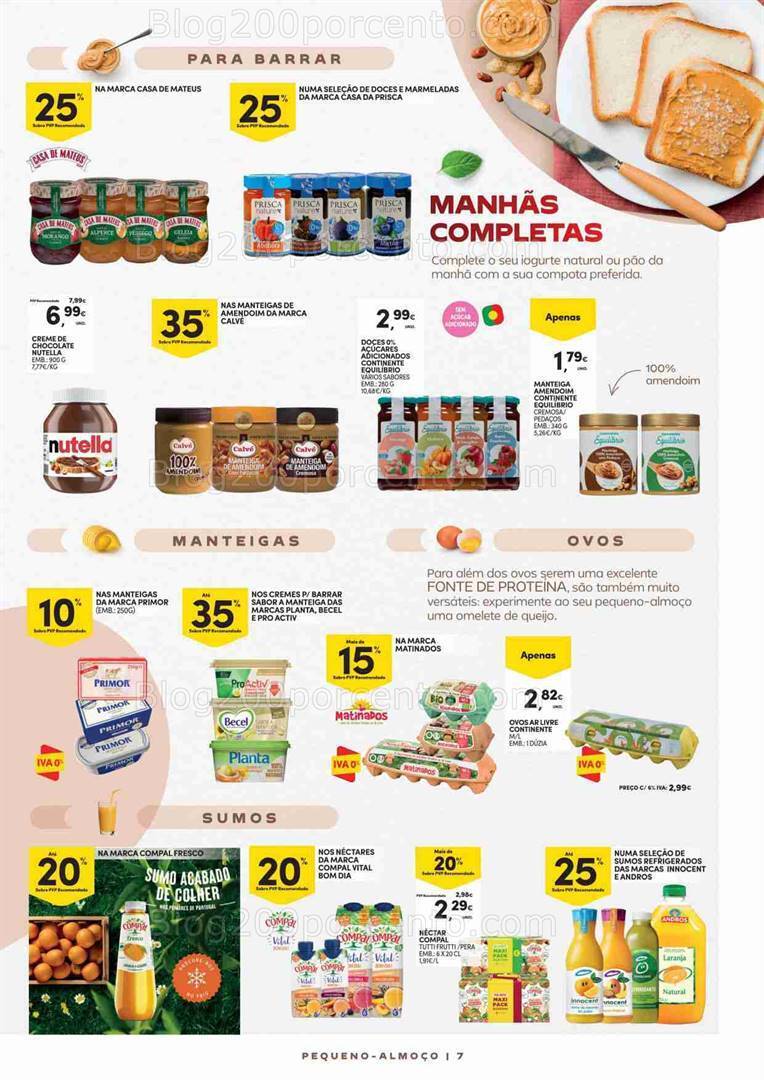 Antevisão Folheto CONTINENTE Especial Pequeno Almoço Promoções de 15 a 27 agosto
