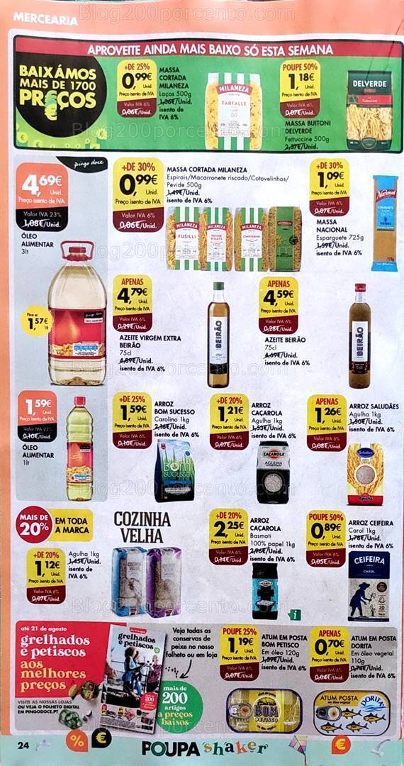 Antevisão Folheto PINGO DOCE Promoções de 15 a 21 agosto