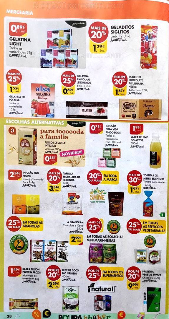 Antevisão Folheto PINGO DOCE Promoções de 15 a 21 agosto