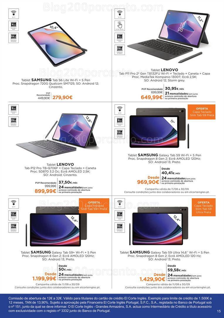 Antevisão Folheto EL CORTE INGLÉS Regresso às Aulas Promoções de 25 agosto a 17 setembro