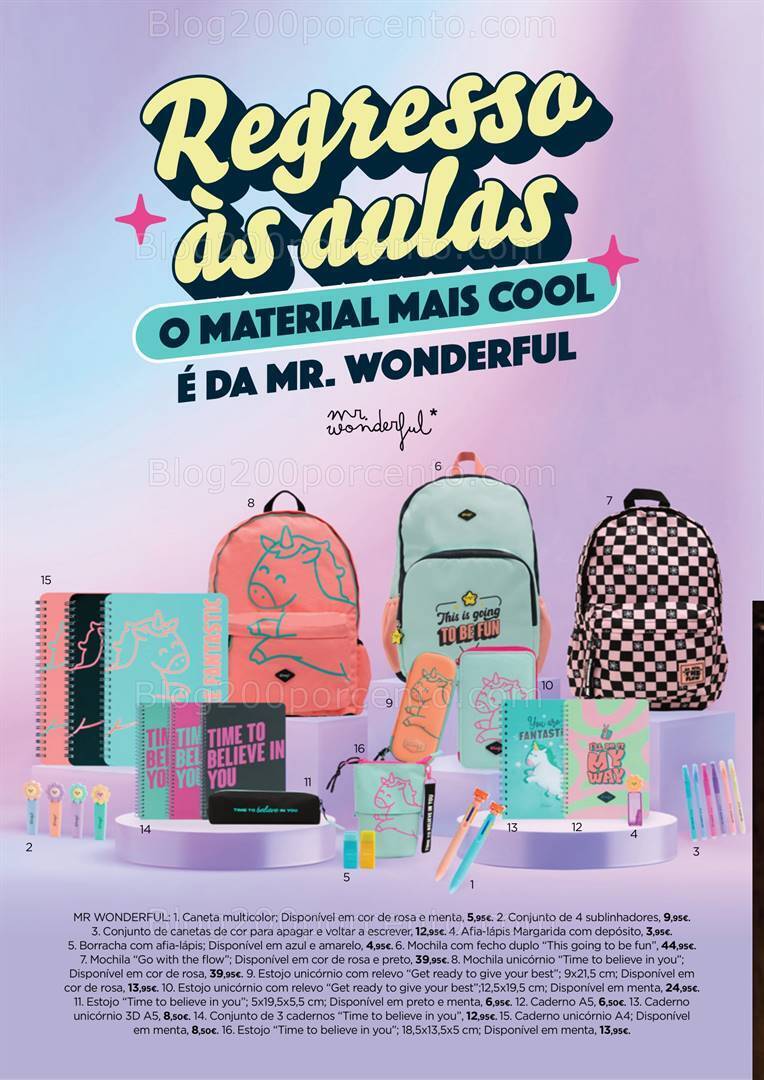 Antevisão Folheto EL CORTE INGLÉS Regresso às Aulas Promoções de 25 agosto a 17 setembro