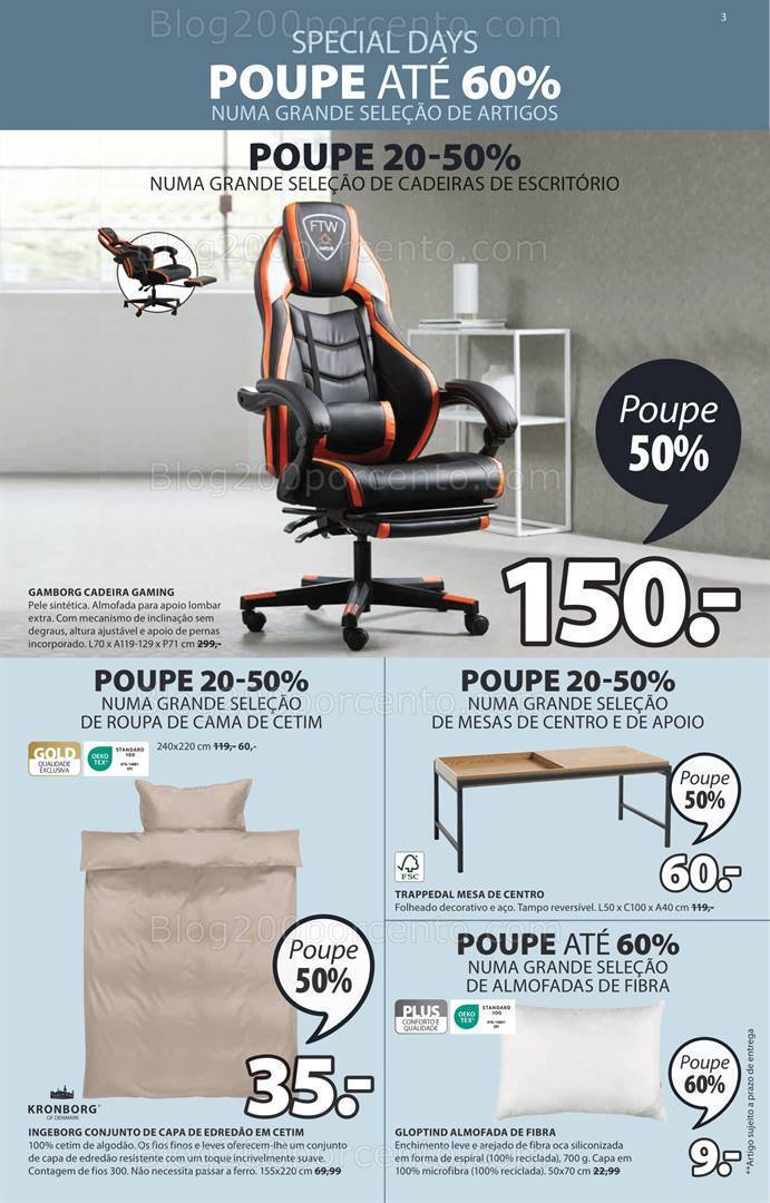 Antevisão Folheto JYSK Promoções de 24 agosto a 6 setembro