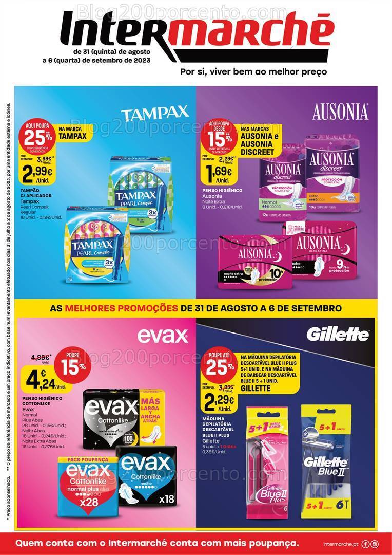 Antevisão Folheto INTERMARCHÉ Extra Promoções de 31 agosto a 6 setembro