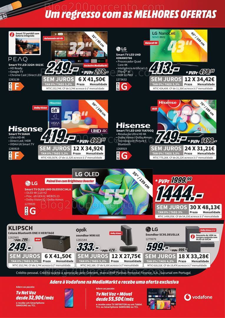 Antevisão Folheto MEDIA MARKT Black to School Promoções de 7 a 13 setembro