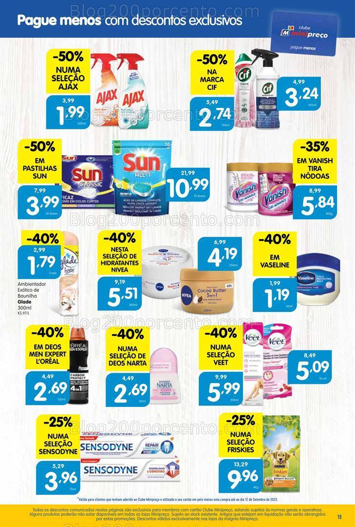 Antevisão Folheto MINIPREÇO Promoções de 14 a 20 setembro