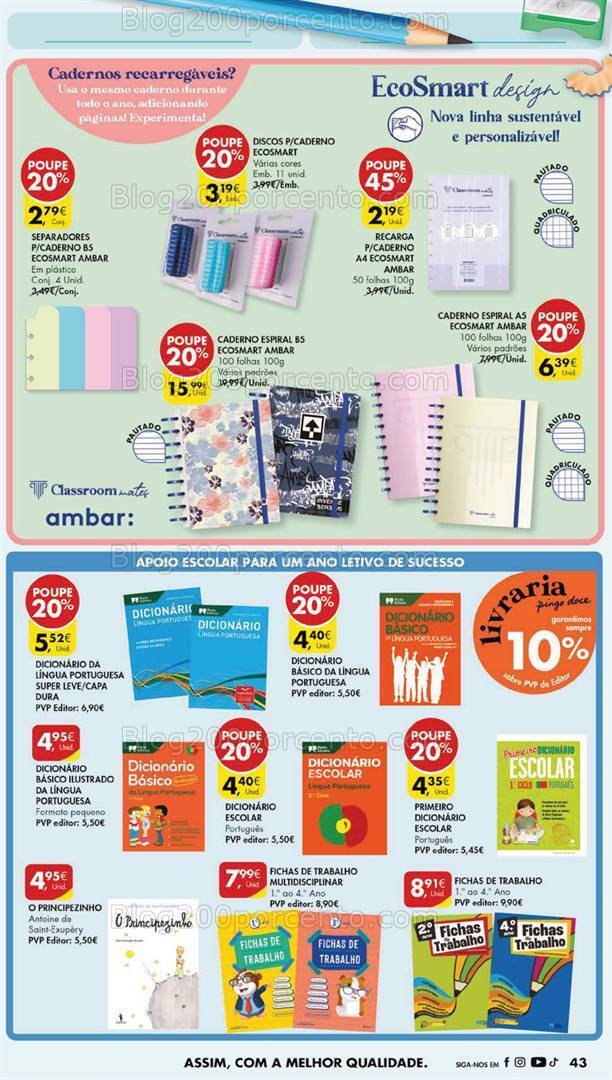 Antevisão Folheto PINGO DOCE Bazar Lojas Grandes Promoções de 29 agosto a 4 setembro