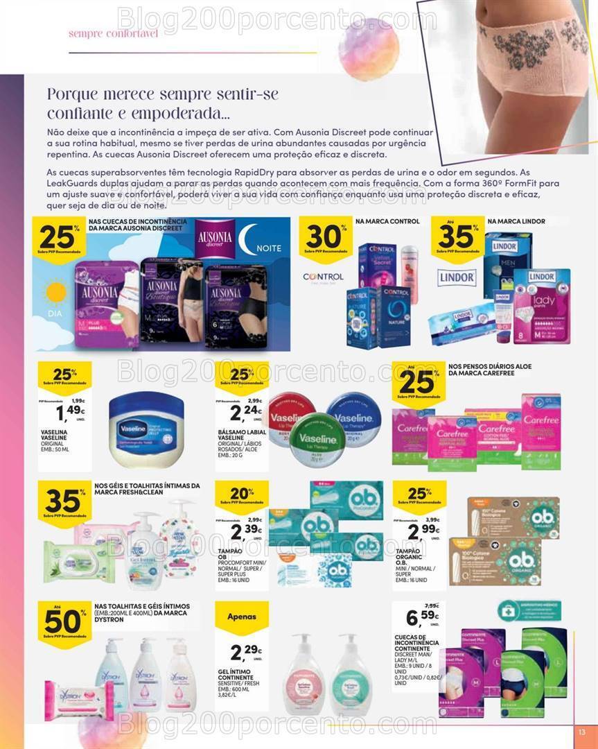 Antevisão Folheto CONTINENTE Beleza Promoções de 5 a 17 setembro