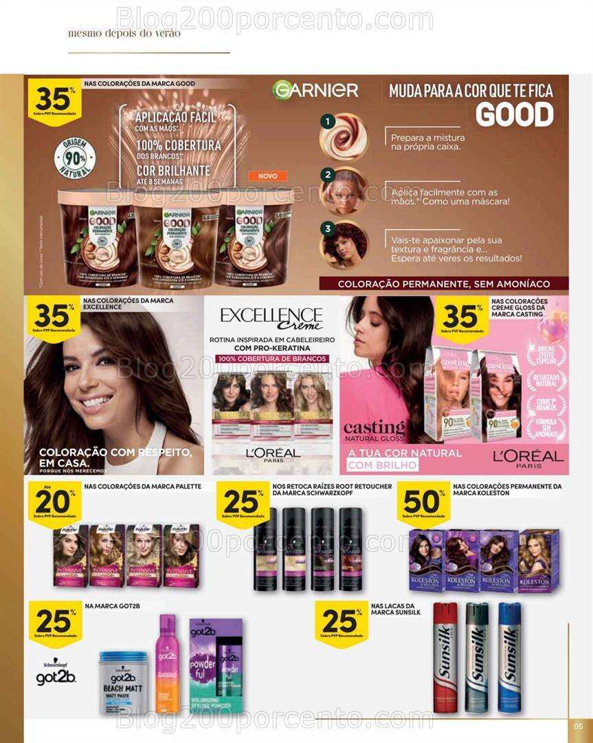 Antevisão Folheto CONTINENTE Beleza Promoções de 5 a 17 setembro