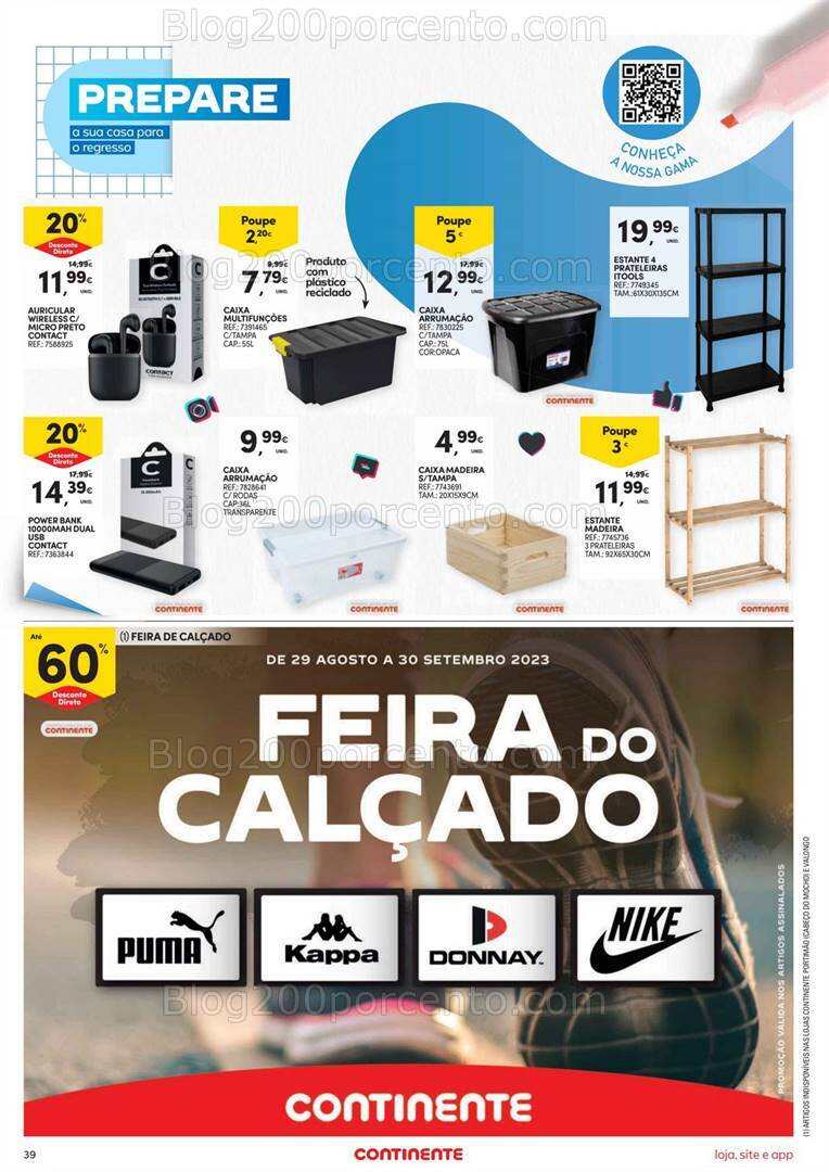 Antevisão Folheto CONTNENTE Bazar Promoções de 5 a 11 setembro