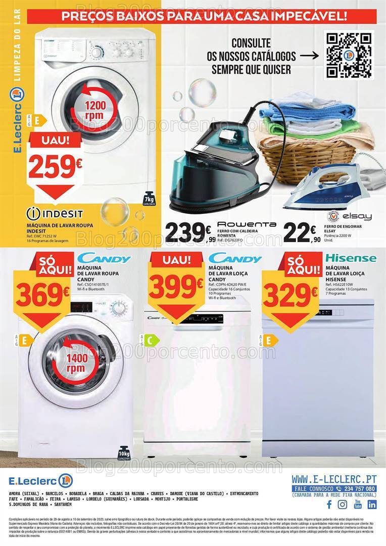 Antevisão Folheto E-LECLERC Promoções de 29 agosto a 10 setembro