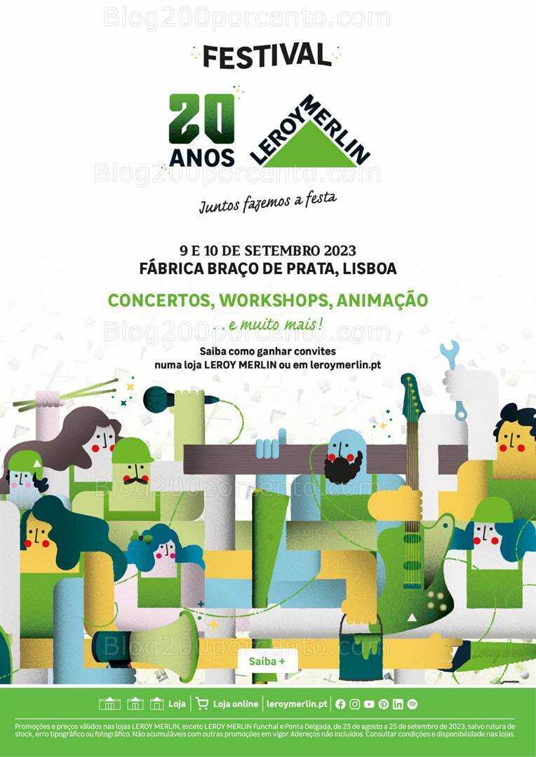 Antevisão Folheto LEROY MERLIN Promoções de 25 agosto a 25 setembro