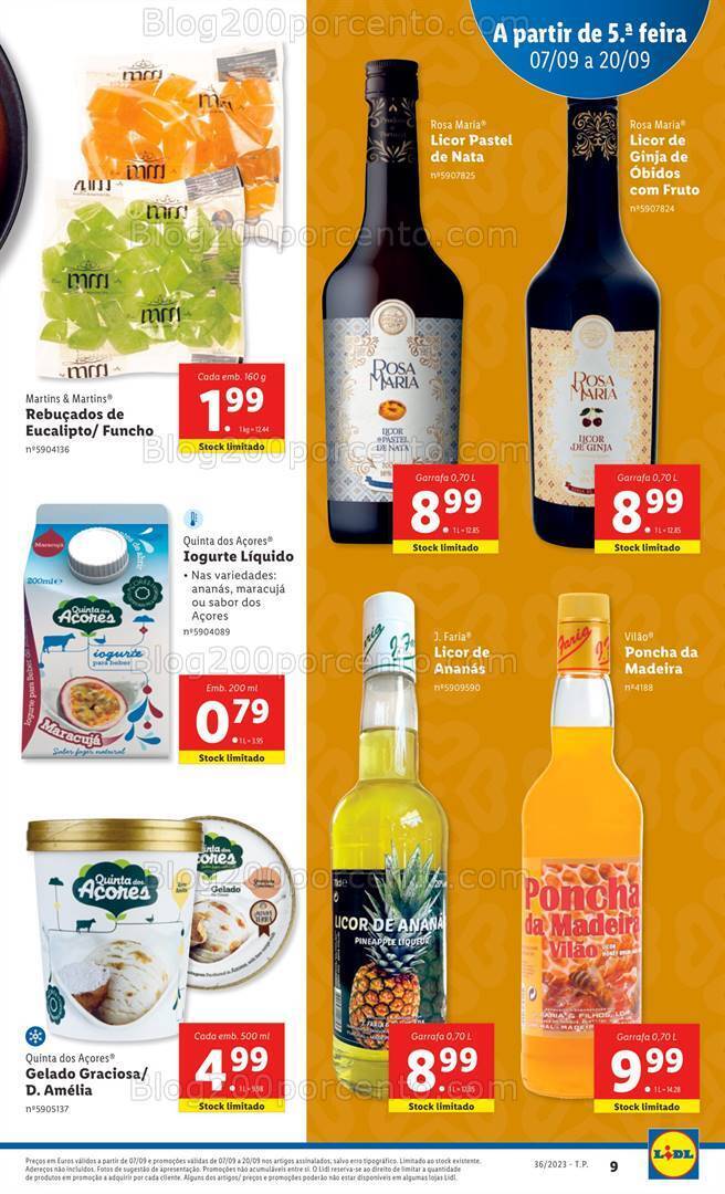 Antevisão Folheto LIDL Promoções de 7 a 13 setembro