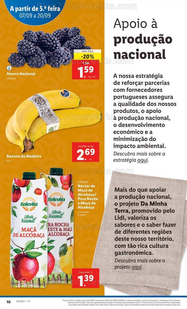 Antevisão Folheto LIDL Promoções de 7 a 13 setembro