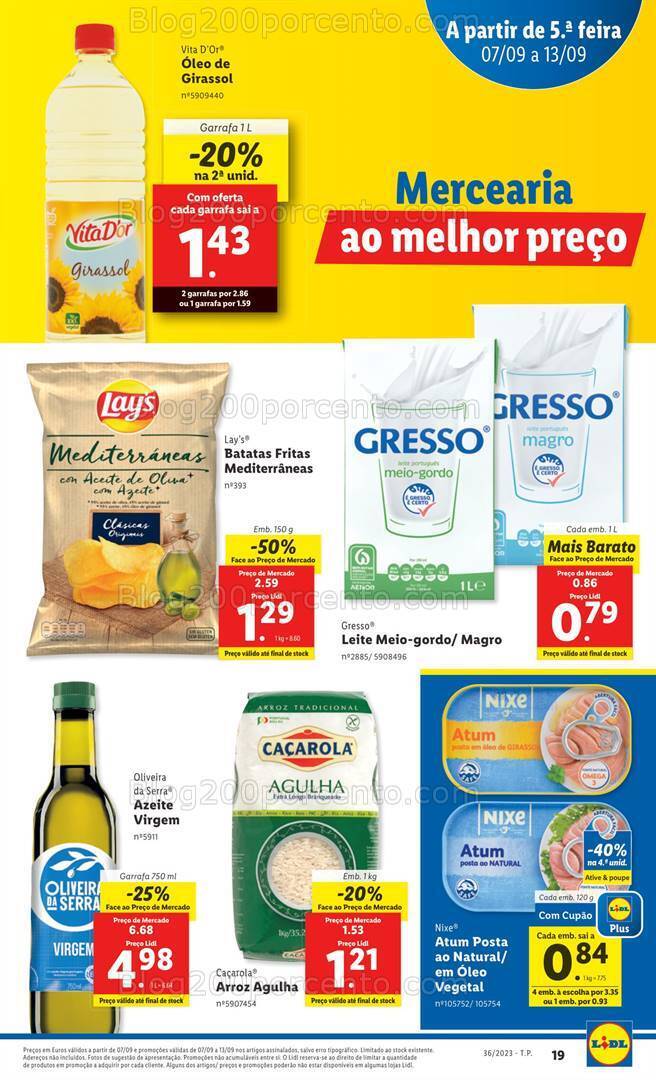 Antevisão Folheto LIDL Promoções de 7 a 13 setembro