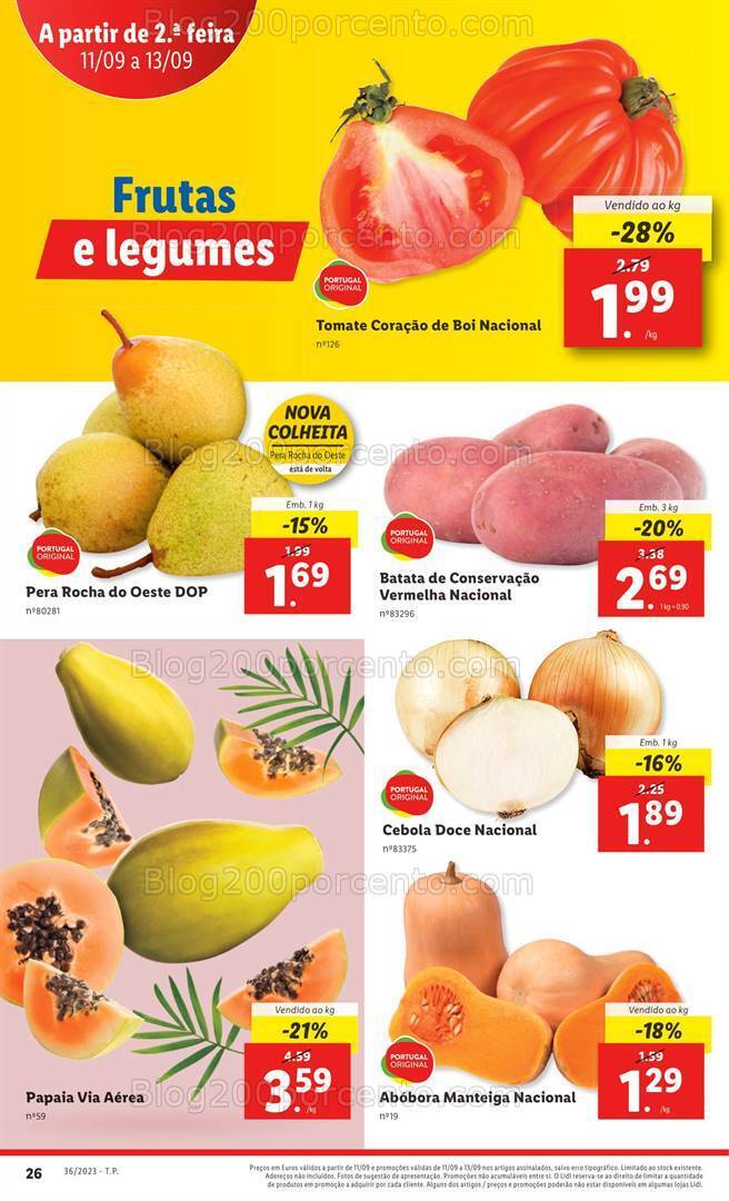 Antevisão Folheto LIDL Promoções de 7 a 13 setembro