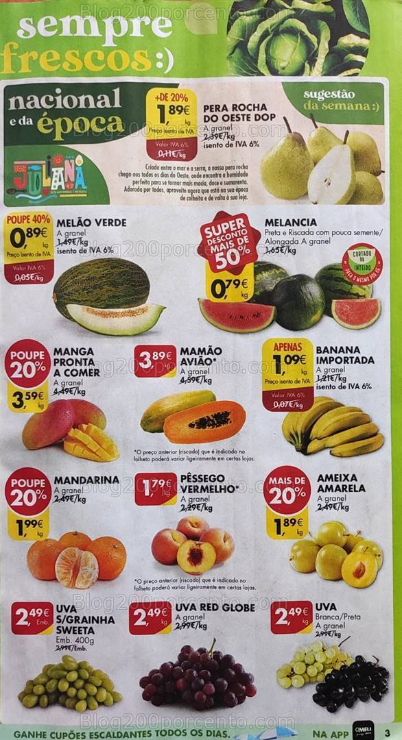 Antevisão Folheto PINGO DOCE Promoções de 12 a 18 setembro