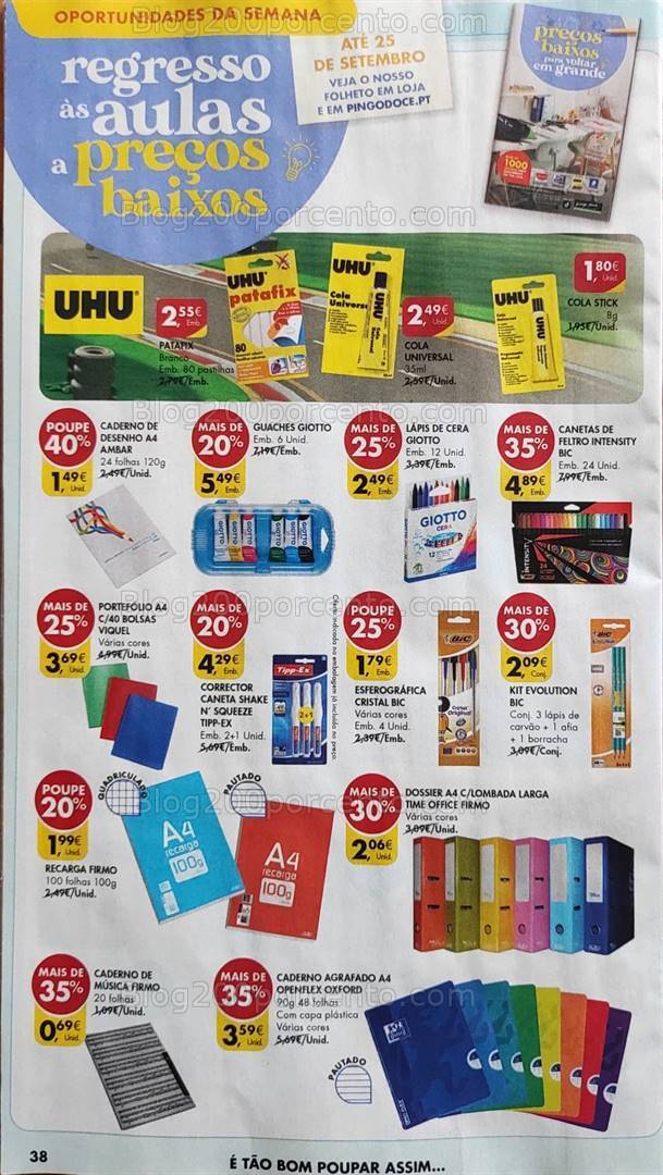 Antevisão Folheto PINGO DOCE Bazar Promoções de 12 a 18 setembro