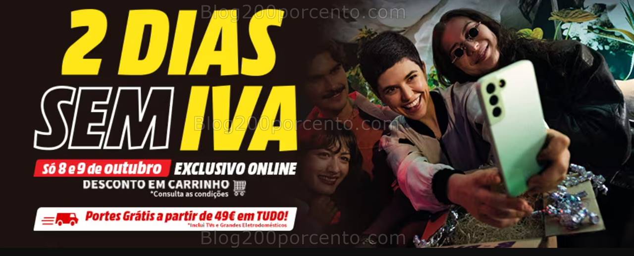 ALERTA - Dias sem Iva MEDIAMARKT Promoções de 8 a 9 outubro