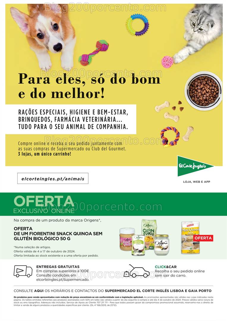 Antevisão Folheto EL CORTE INGLÉS Promoções de 4 a 17 outubro