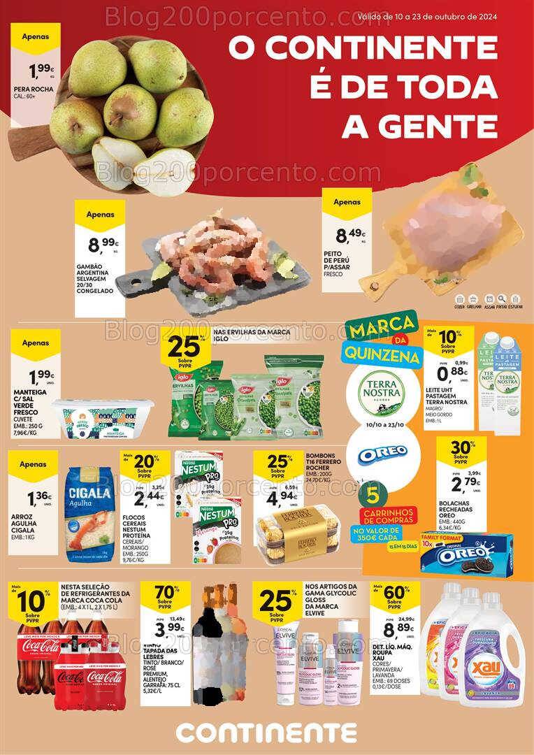 Antevisão Folheto CONTINENTE Açores Promoções de 10 a 23 outubro