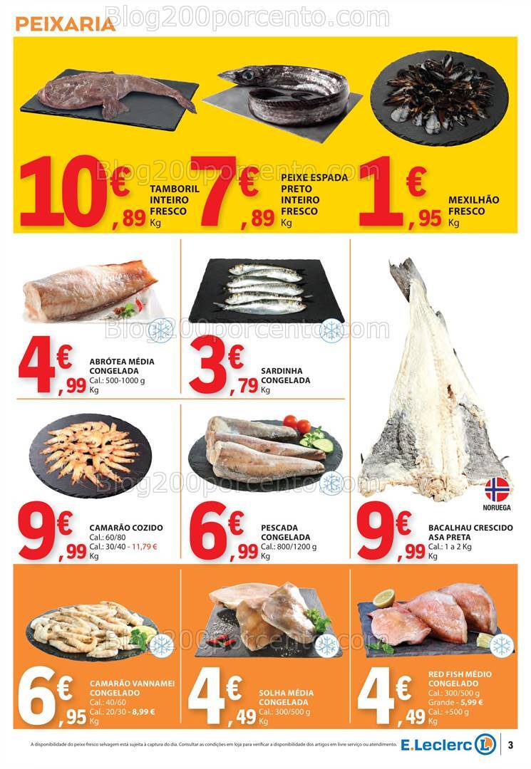 Antevisão Folheto E-LECLERC Promoções de 10 a 16 outubro