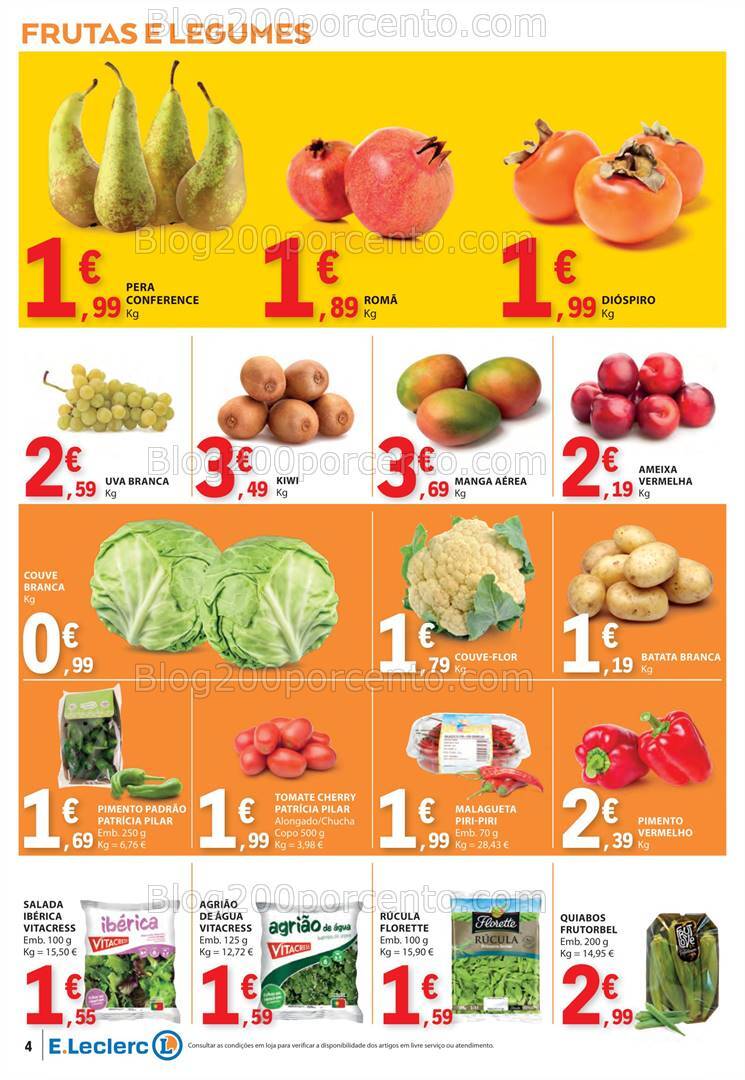 Antevisão Folheto E-LECLERC Promoções de 10 a 16 outubro