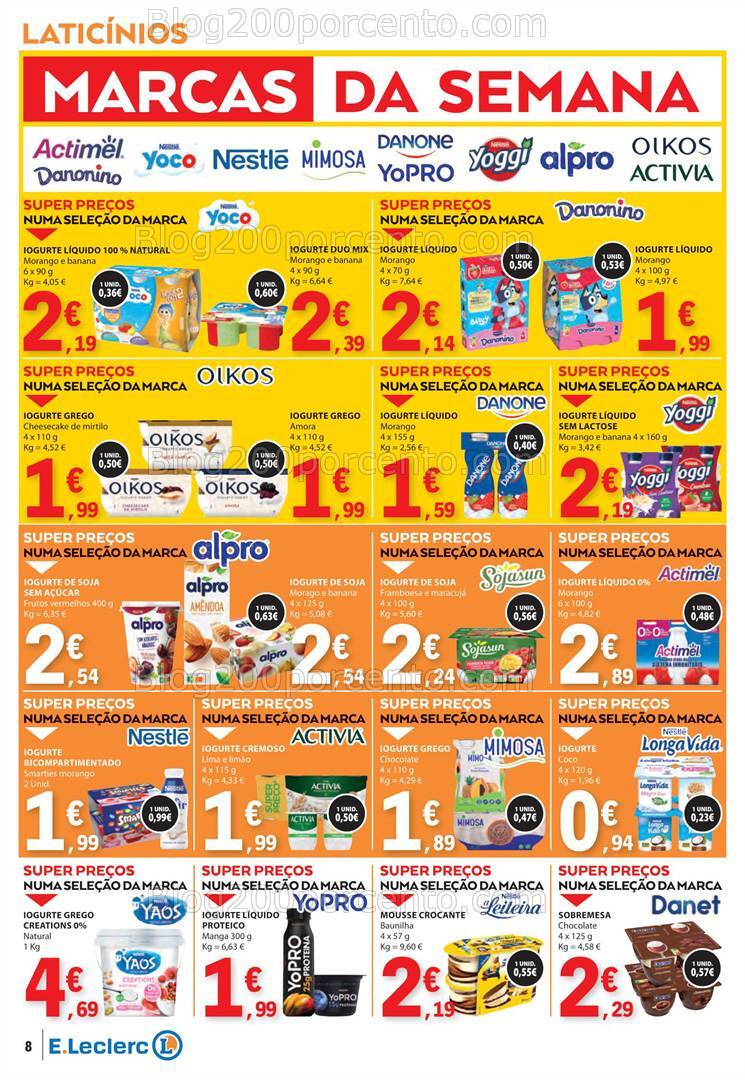 Antevisão Folheto E-LECLERC Promoções de 10 a 16 outubro