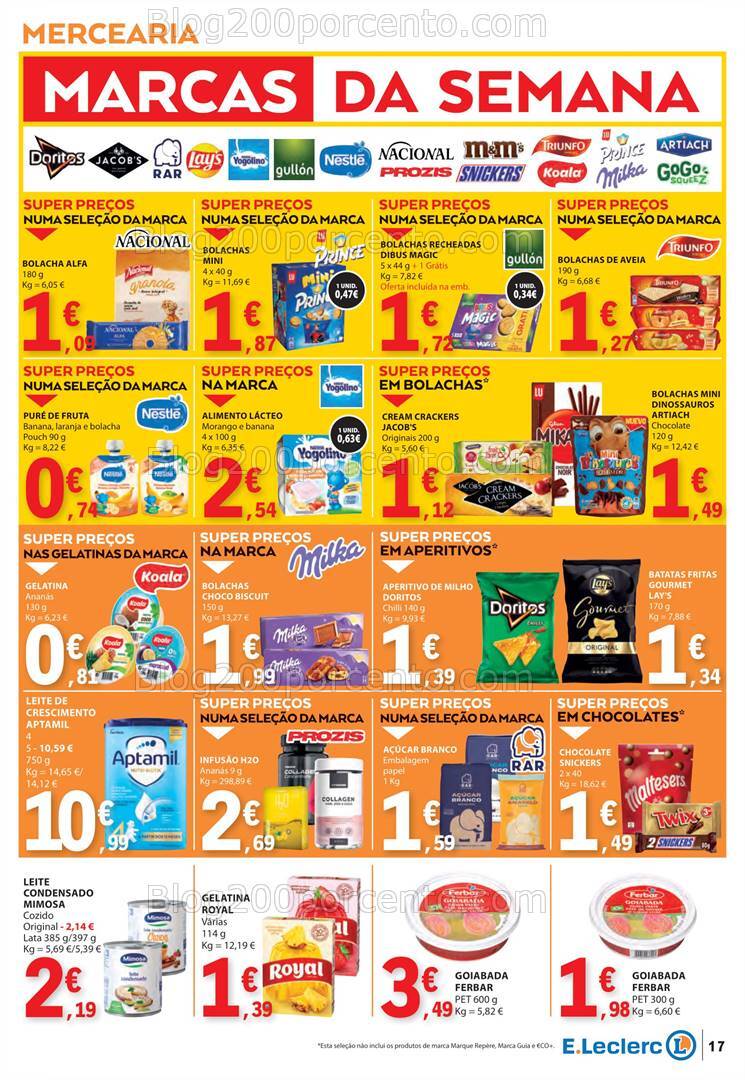 Antevisão Folheto E-LECLERC Promoções de 10 a 16 outubro