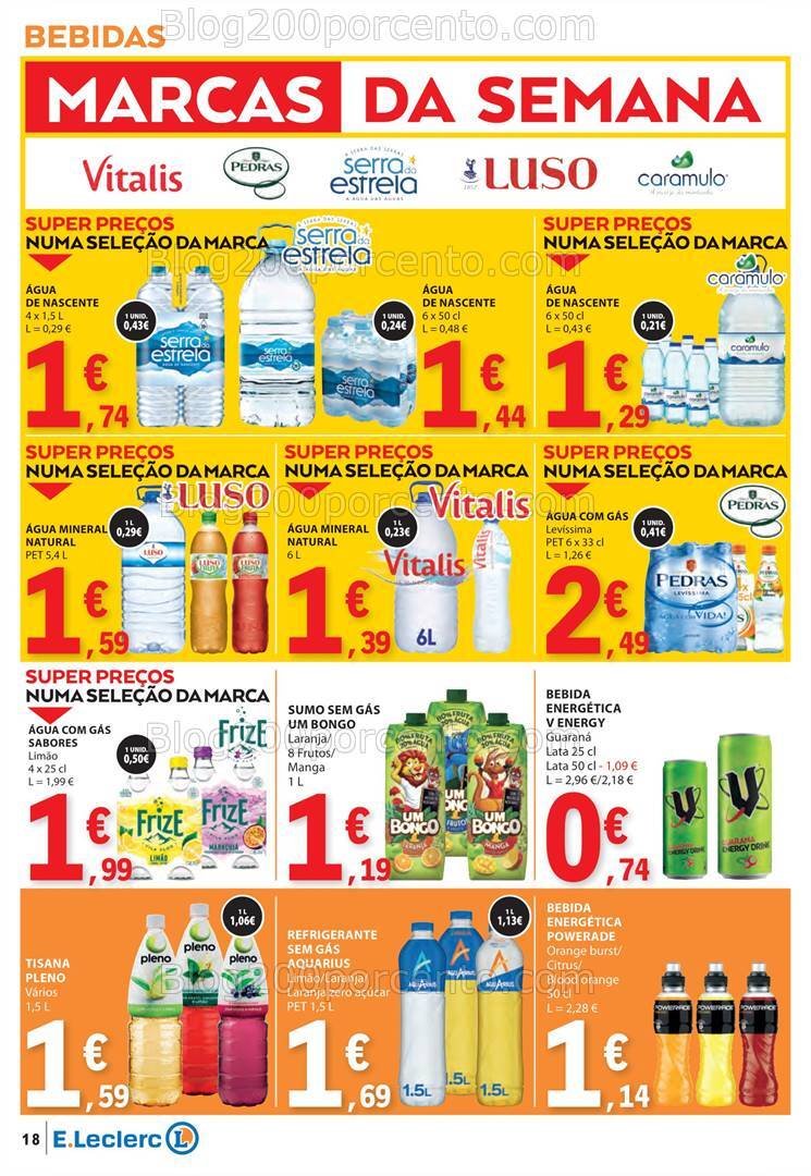 Antevisão Folheto E-LECLERC Promoções de 10 a 16 outubro