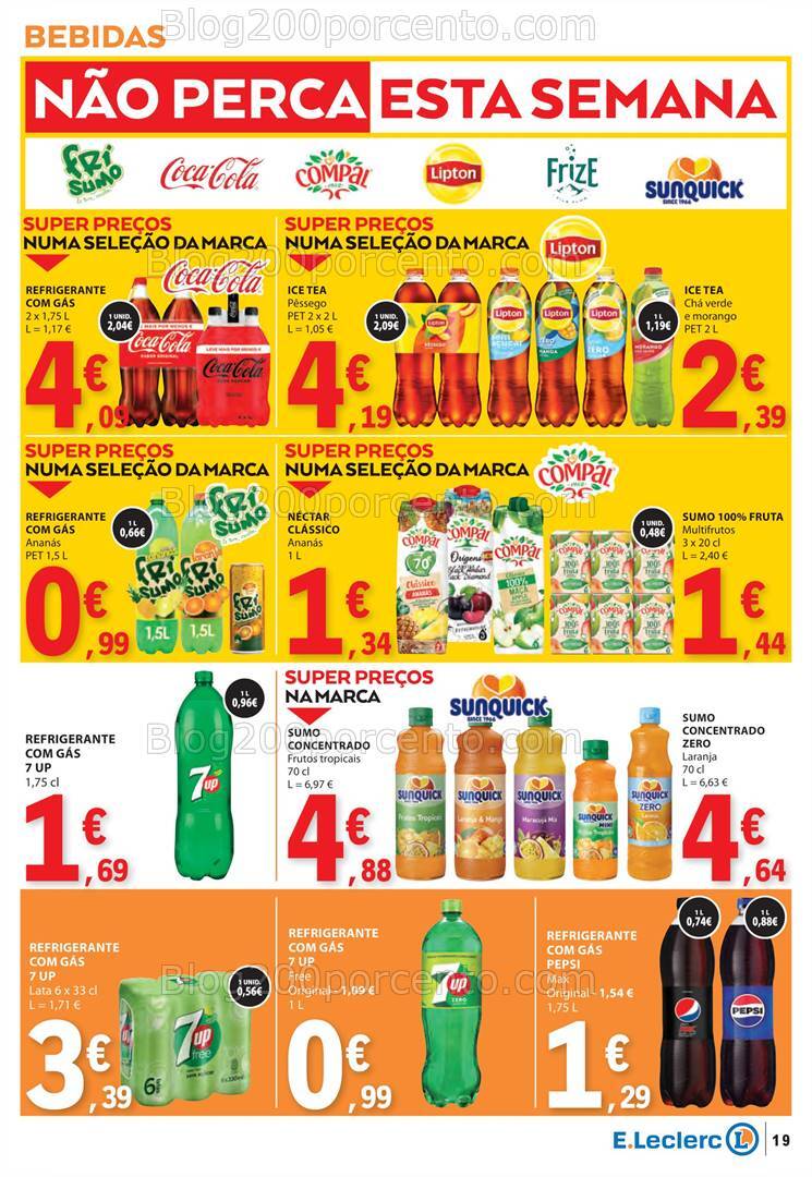 Antevisão Folheto E-LECLERC Promoções de 10 a 16 outubro