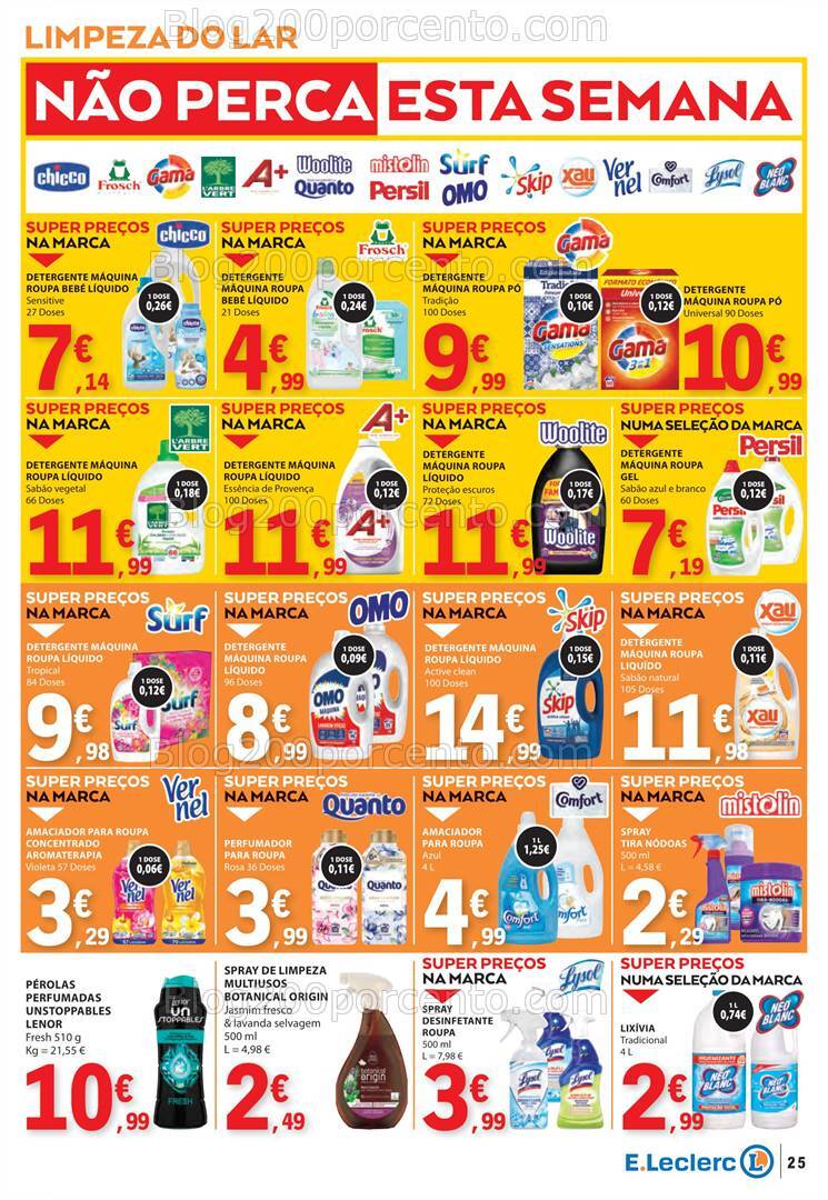 Antevisão Folheto E-LECLERC Promoções de 10 a 16 outubro